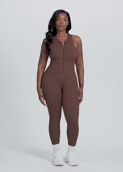 Front Zip Jumpsuit