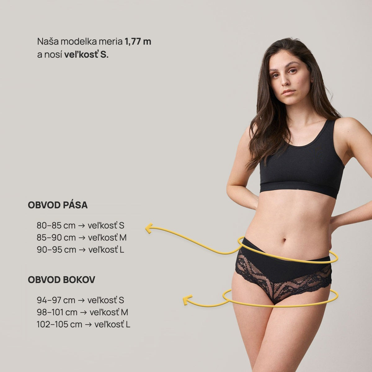Čipkované nohavičky Hipster – Set 3 ks